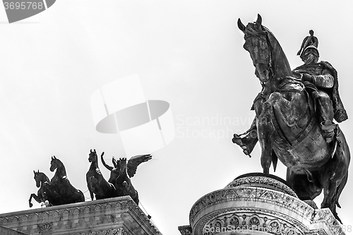 Image of Equestrian statue of Victor Emmanuel