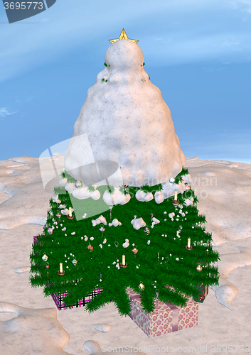Image of Christmas Tree and Presents