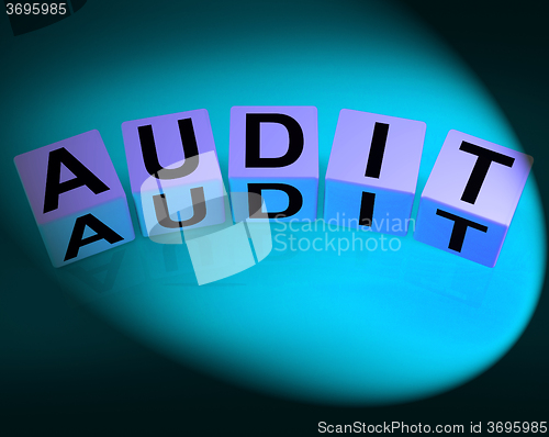 Image of Audit Dice Refer to Investigation Examination and Scrutiny