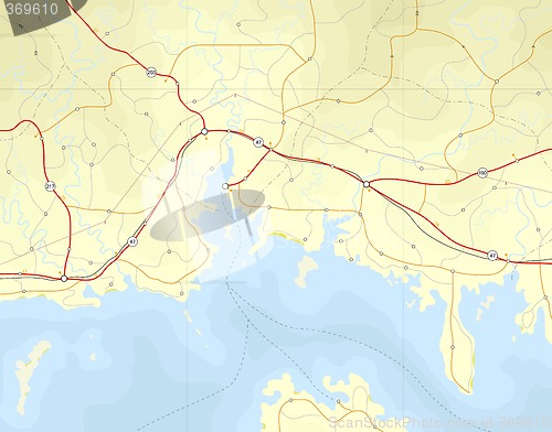 Image of Coastal map