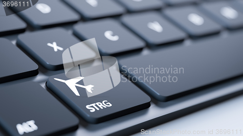 Image of keyboard flight mode sign