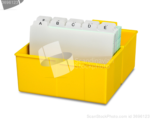 Image of address storage box