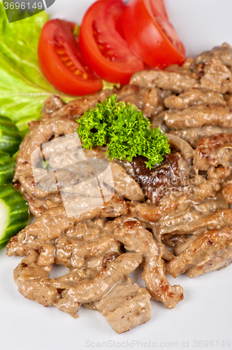 Image of Pork chop with vegetable