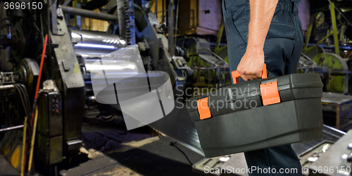 Image of Worker with instruments