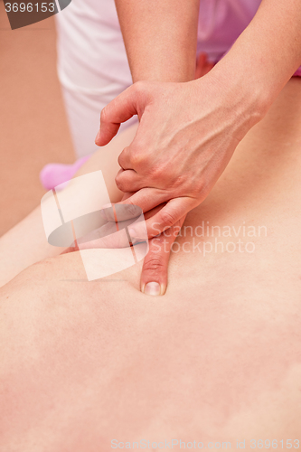 Image of Woman having a massage
