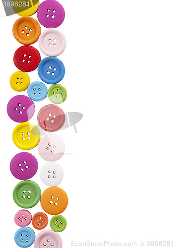 Image of Buttons isolated Portrait Format High
