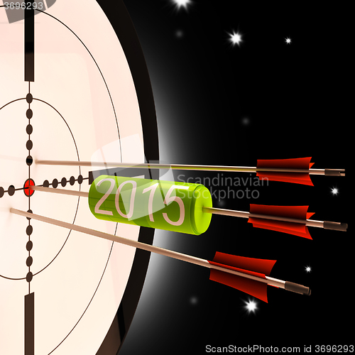 Image of 2015 Future Projection Target Shows Forward Planning