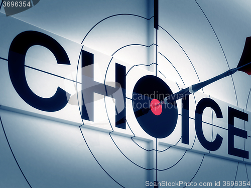 Image of Target Choice Shows Two-way Path Decision