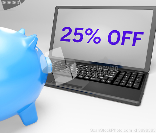 Image of Twenty-Five Percent Off On Notebook Shows Price Bonus