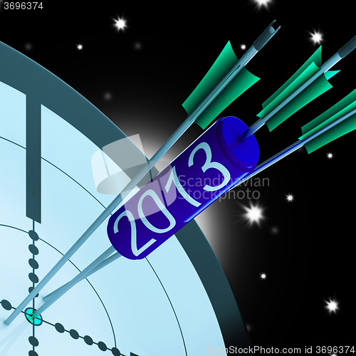 Image of 2013 Future Projection Target Shows Forward Planning