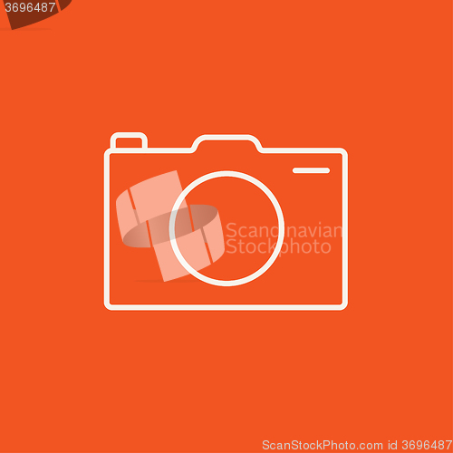 Image of Camera line icon.