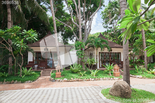 Image of bungalow at  modern luxury hotel, Samui, Thailand