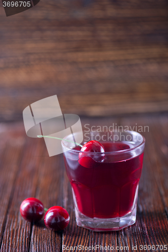 Image of cherry drink