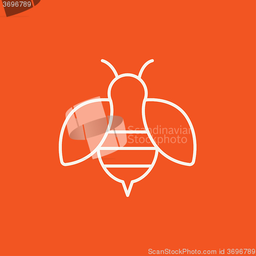 Image of Bee line icon.