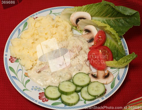 Image of Chicken sauce salad b