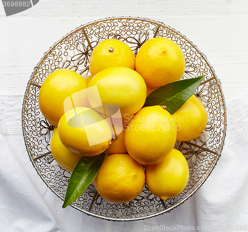 Image of fresh natural lemons