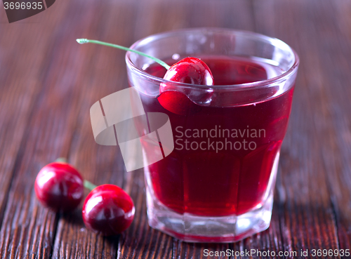 Image of cherry drink