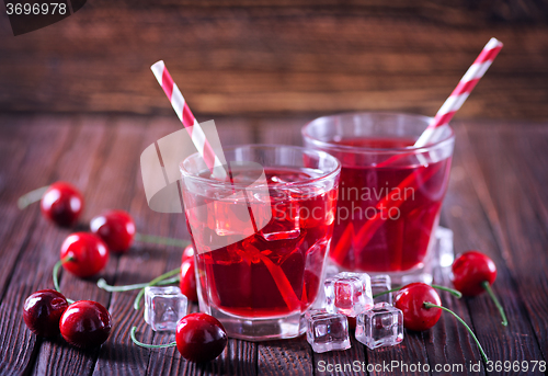 Image of cherry drink