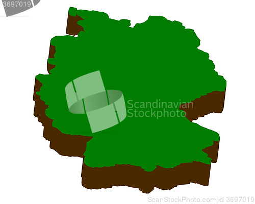 Image of map of Germany