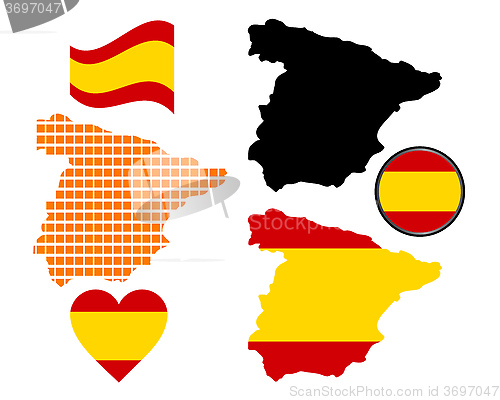 Image of map of Spain