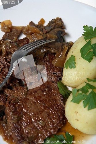 Image of Braised steak vertical