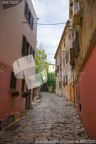 Image of old town in Rovinj Croatia