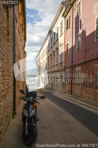 Image of old town in Rovinj Croatia