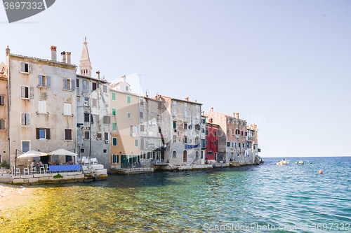 Image of old town in Rovinj Croatia