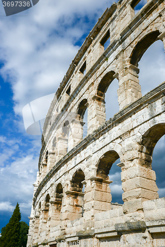 Image of Ancient amphitheater in Pula Croatia