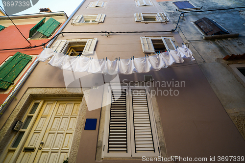 Image of old town in Rovinj Croatia