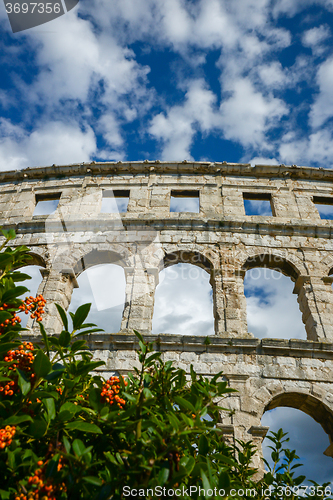 Image of Ancient amphitheater in Pula Croatia