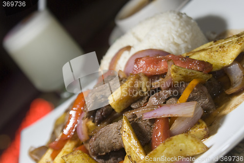Image of lomo saltado pisco sour