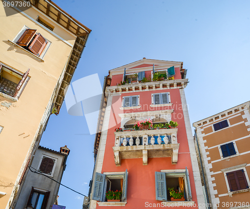 Image of old town in Rovinj Croatia