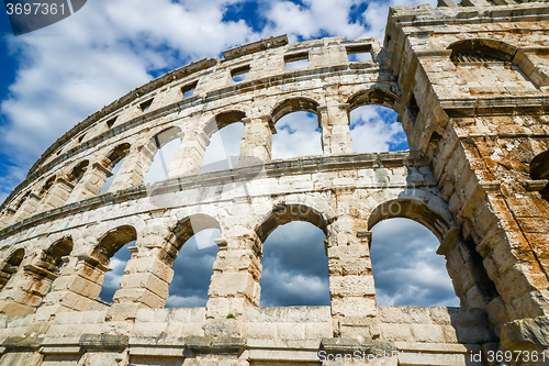 Image of Ancient amphitheater in Pula Croatia