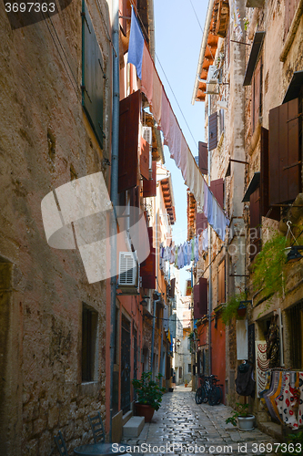 Image of old town in Rovinj Croatia