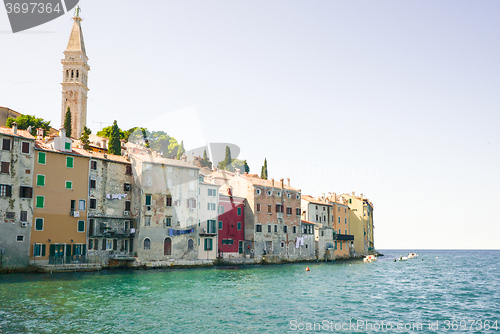 Image of old town in Rovinj Croatia