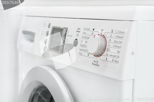 Image of closeup of laundry or washing machine