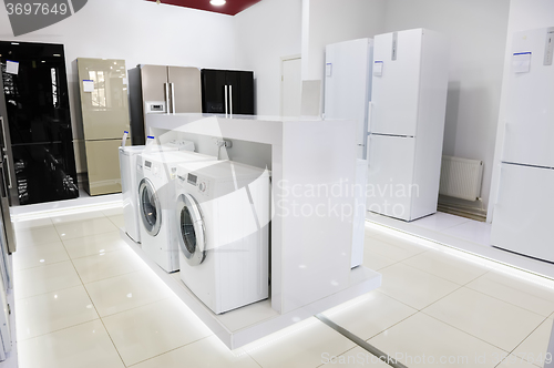 Image of Home appliance in the store