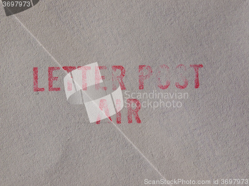 Image of Letter post air