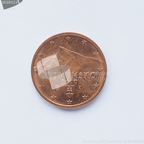 Image of Slovak 2 cent coin