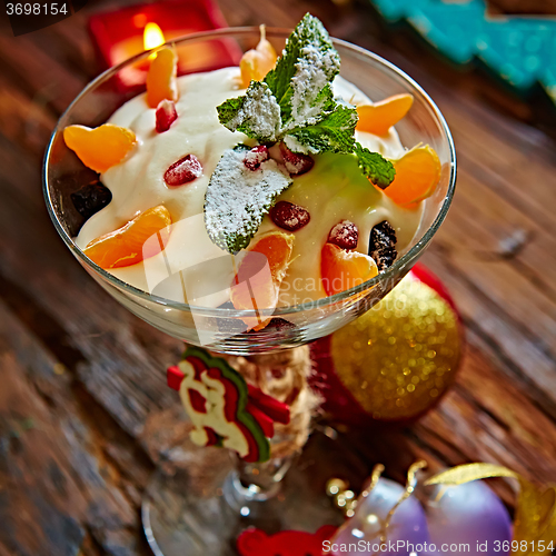 Image of Delicious mandarin orange dessert 