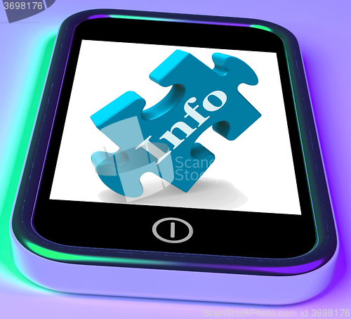 Image of Info Phone Means Mobile Knowledge Help And Assistance