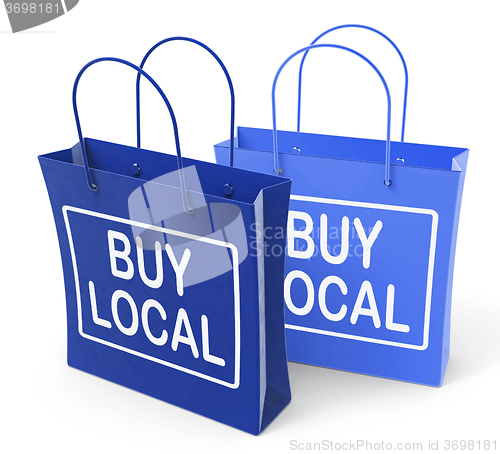 Image of Buy Local Bags Promote Buying Products Locally