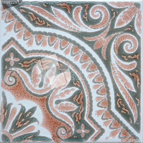 Image of Traditional Portuguese glazed tiles