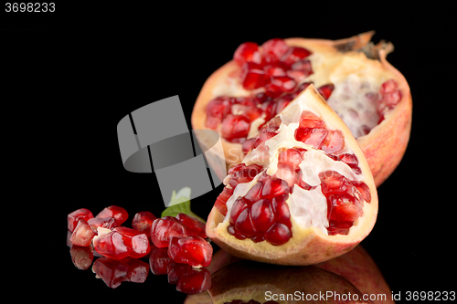 Image of Ripe pomegranate fruit