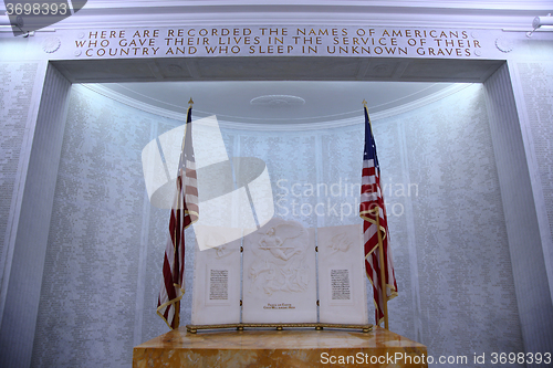 Image of NETTUNO - April 06: The Names of fallen soldiers at war, America