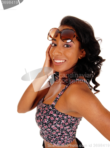 Image of African American woman in a portrait image.