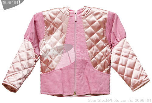 Image of Pink feminine childs short jacket