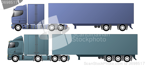 Image of Commercial vehicles with dromedary tractors