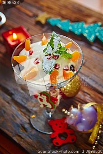 Image of Delicious mandarin orange dessert 